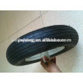 4.00-8 line pattern air rubber wheel for wheelbarrow